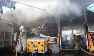 В Запорожье сгорел ночной клуб из-за мангала
