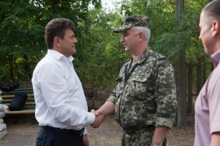 Запорожский стрелковый батальон проходит сборы в комфортных условиях